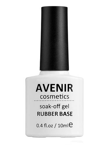 Avenir Cosmetics Rubber Base — kummibaas geellakile, 10 ml