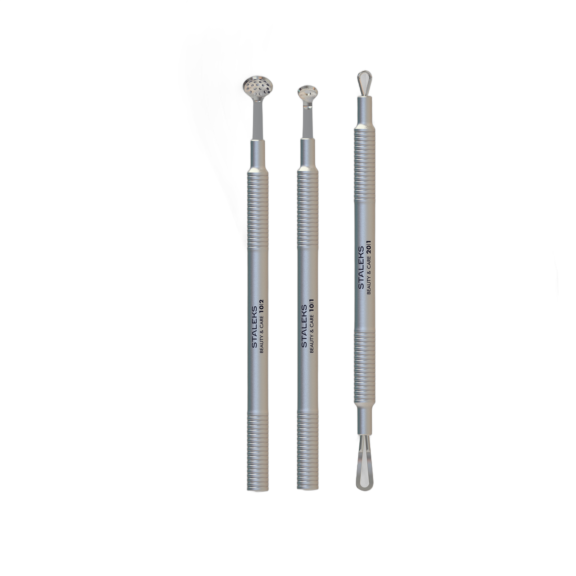 Kosmeetika tööriistade komplekt "Clean Skin" BEAUTY & CARE 30 (Uno lusikas, ümmargune lusikas 19 augu ja kahe otsaga aasaga)