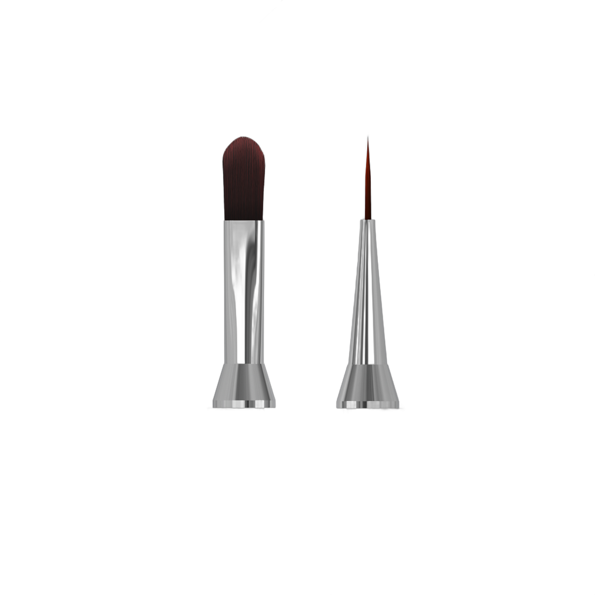Kahe otsaga pintsel Exclusive geelile 11 mm / lainerile 12 mm