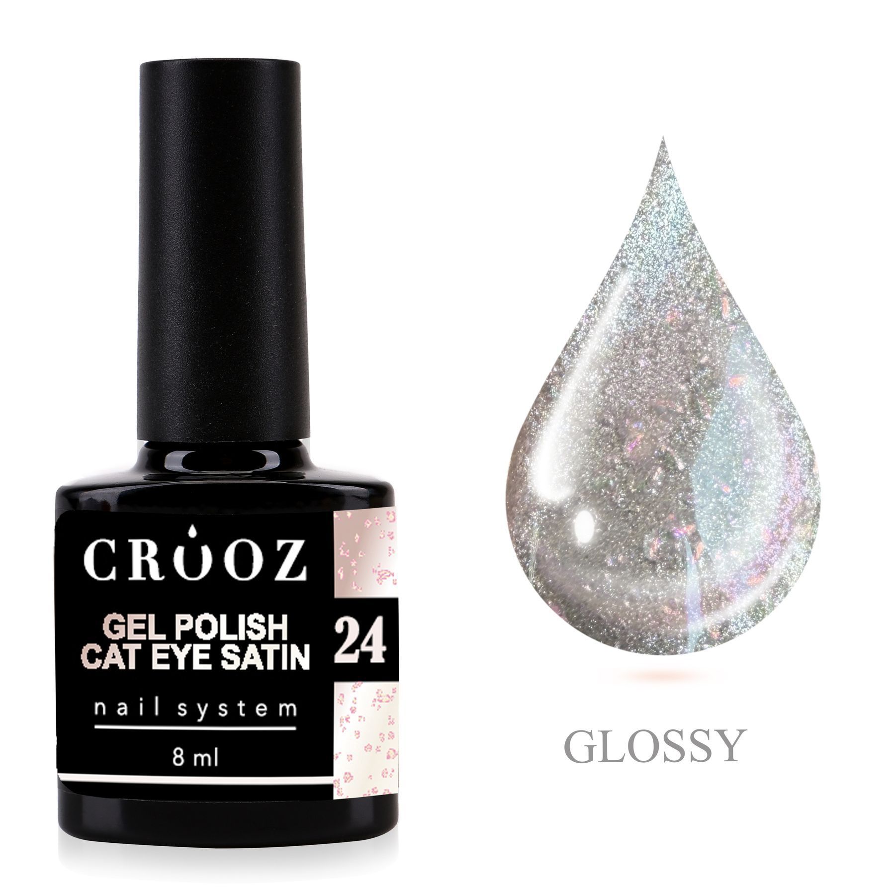 Crooz Cat Satin geellakk №24 8 ml