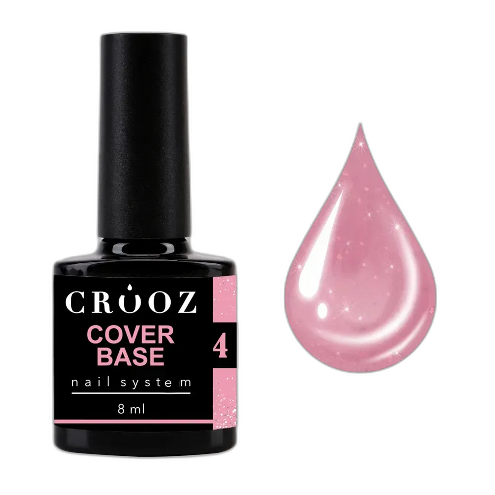 Crooz Base Cover 4 — рожева камуфляжна база з шиммером