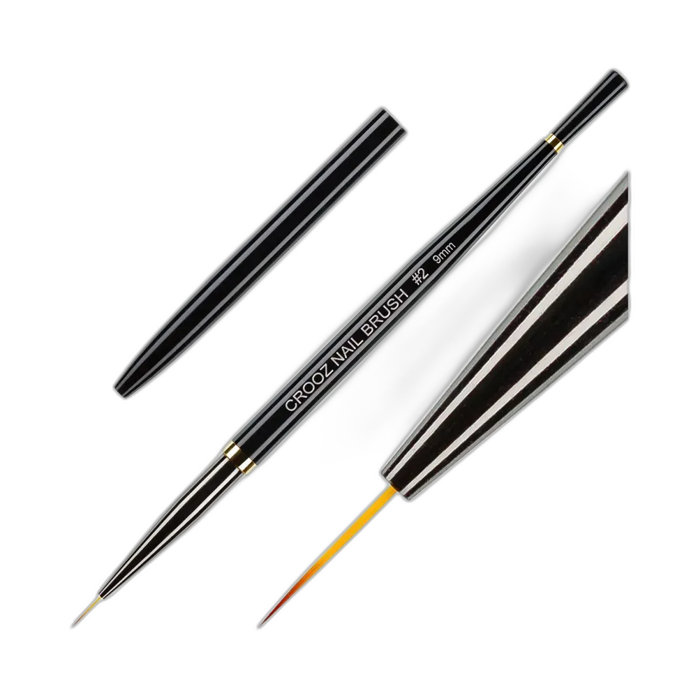 CROOZ Brush №2 — універсальний пензлик для тонких ліній і нейл-дизайну