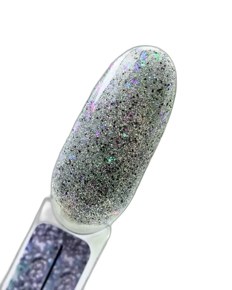 CROOZ TOP SILVER CRYSTAL — топ із срібним шиммером і фольгою