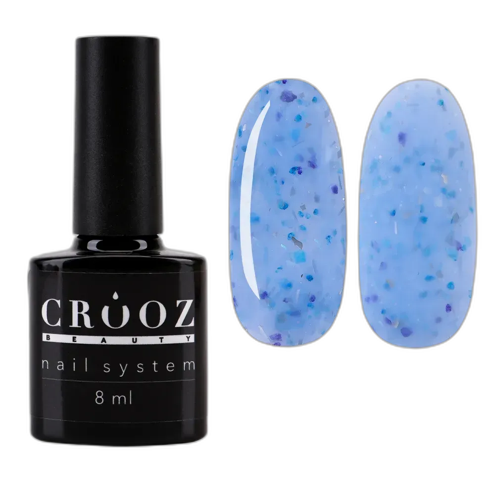 Crooz Top Potal 4 — блакитний декоративний топ для гель-лаку