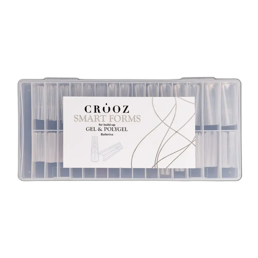 Crooz SMART FORMS SANDWICH Балерина — верхні форми для швидкого та точного нарощування нігтів