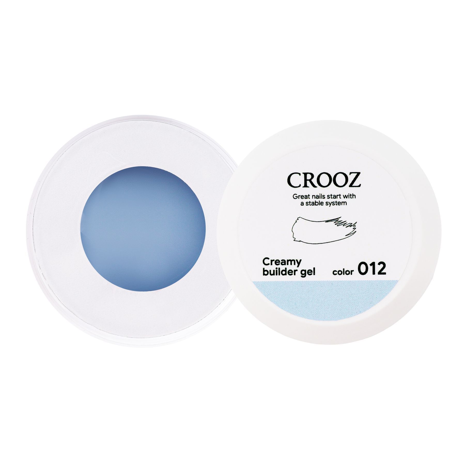 Crooz Гель для наращивания Creamy Builder gel 12 30 ml