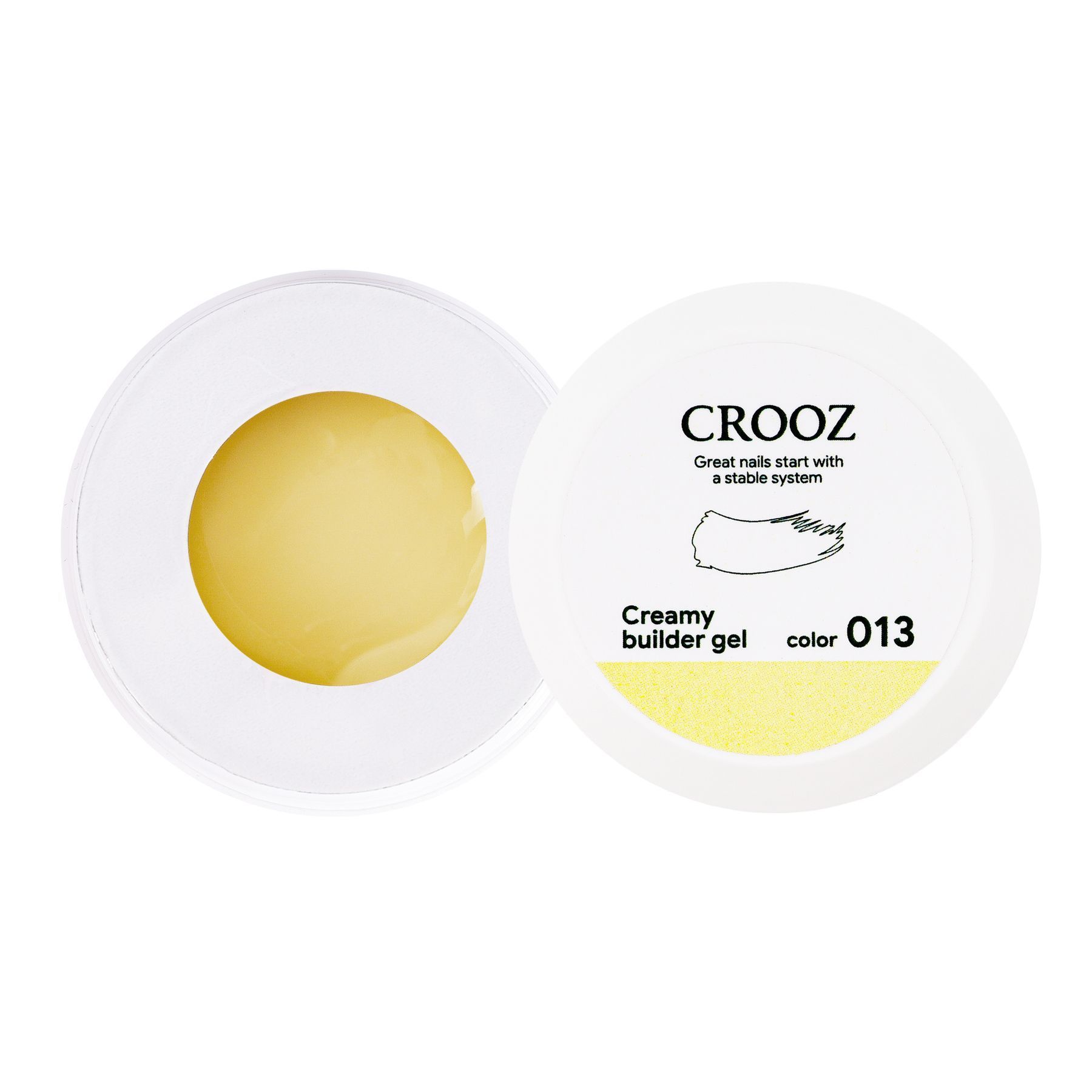 Купить гель для наращивания Crooz Creamy Builder Gel №13 (15 мл) — цена 30 ml