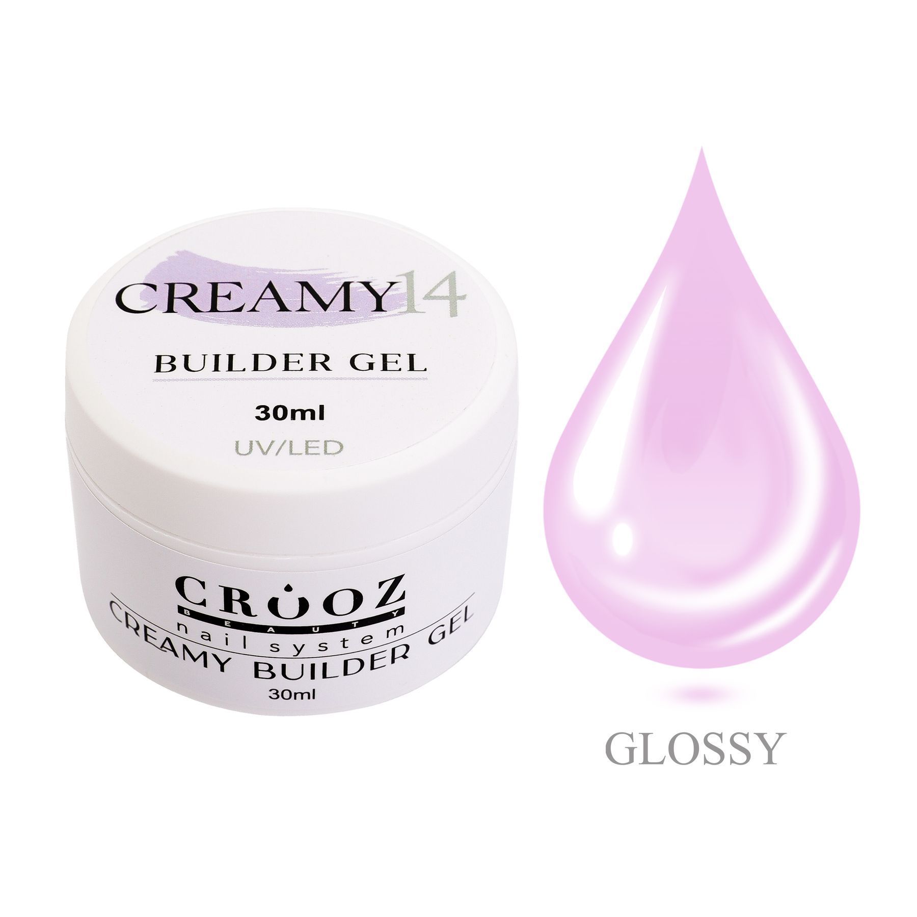 Crooz Гель для наращивания Creamy Builder gel 14 30 ml