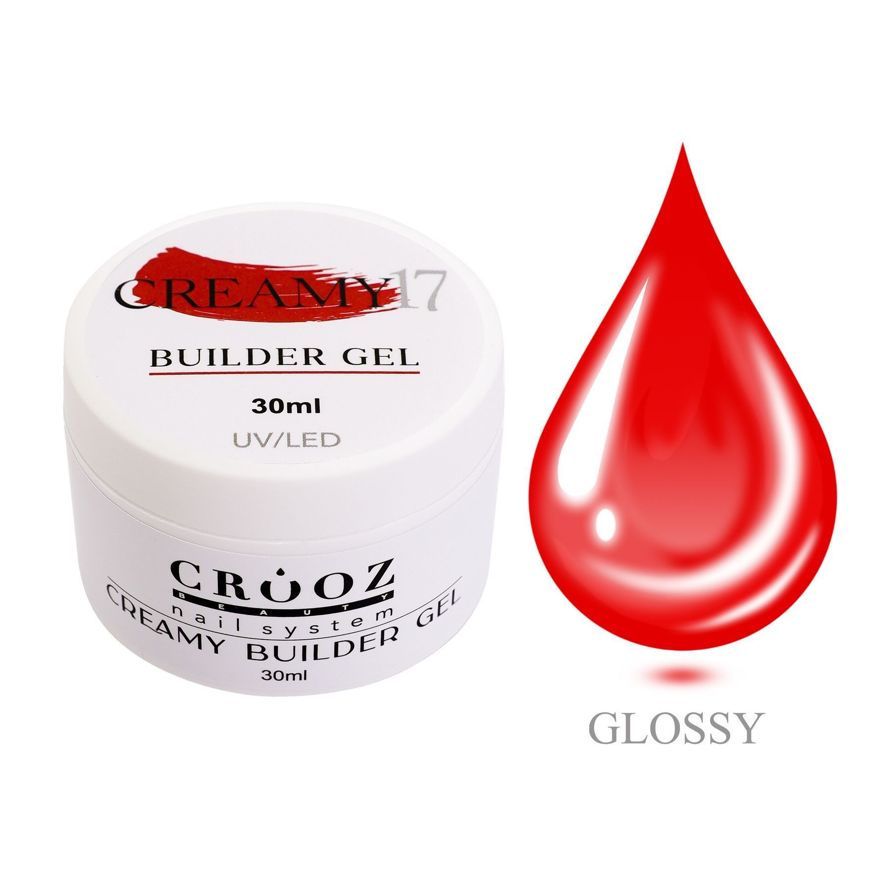 Crooz Гель для наращивания Creamy Builder gel 17 30 ml