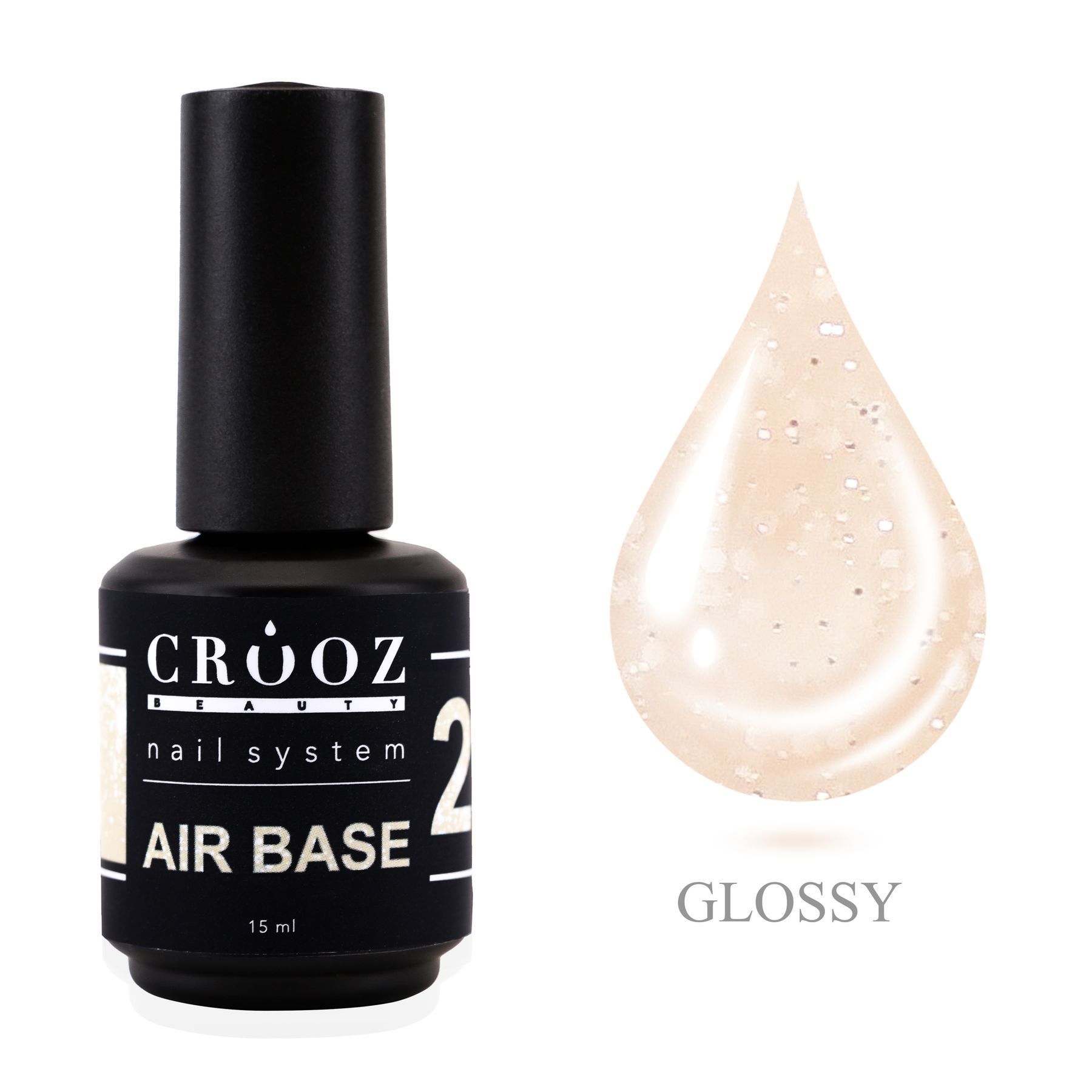 Crooz Air Base №2 — soe-beež baas sädelevate osakestega, 15 ml