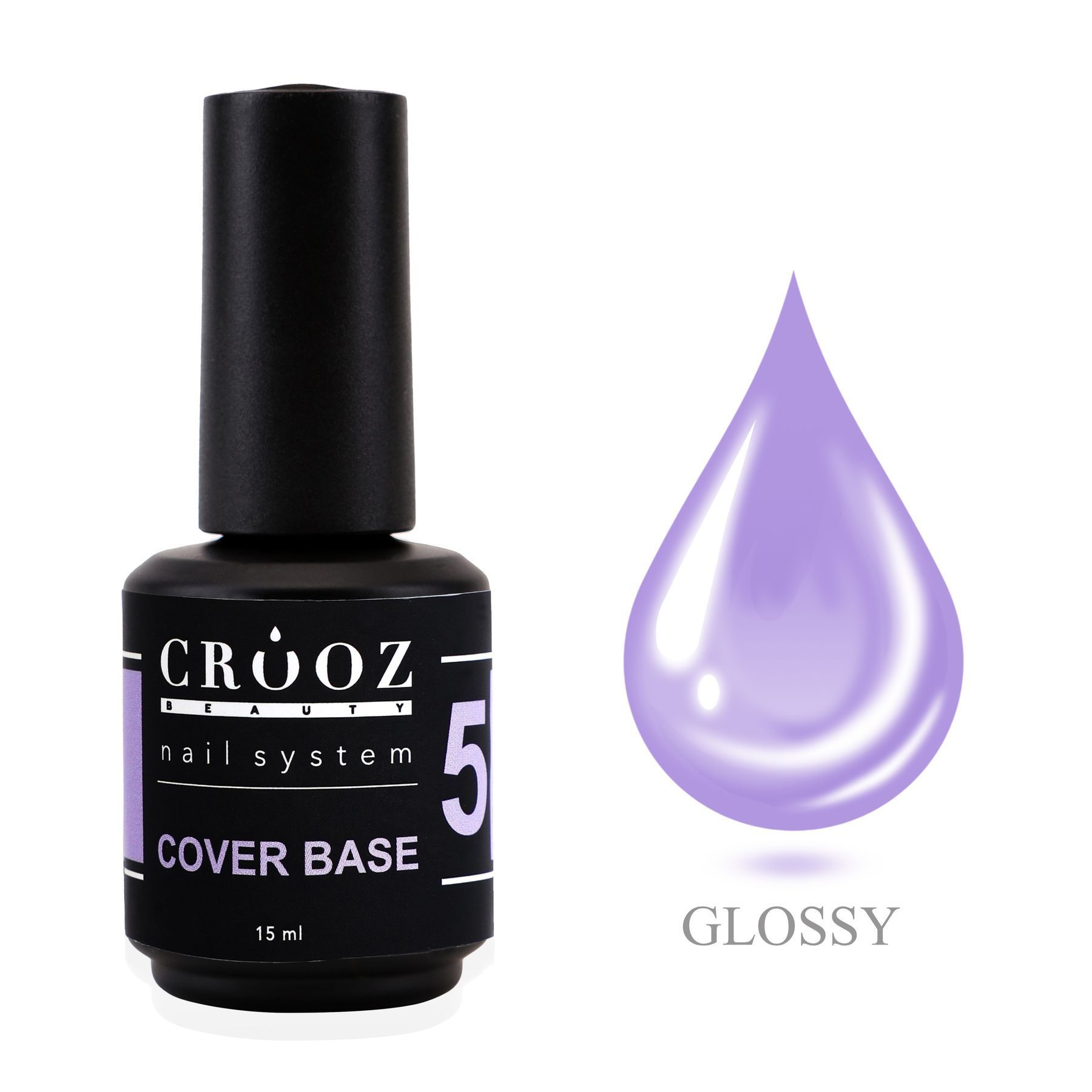 Crooz Base Cover №5 — lilla kamuflaažbaas, 15 ml