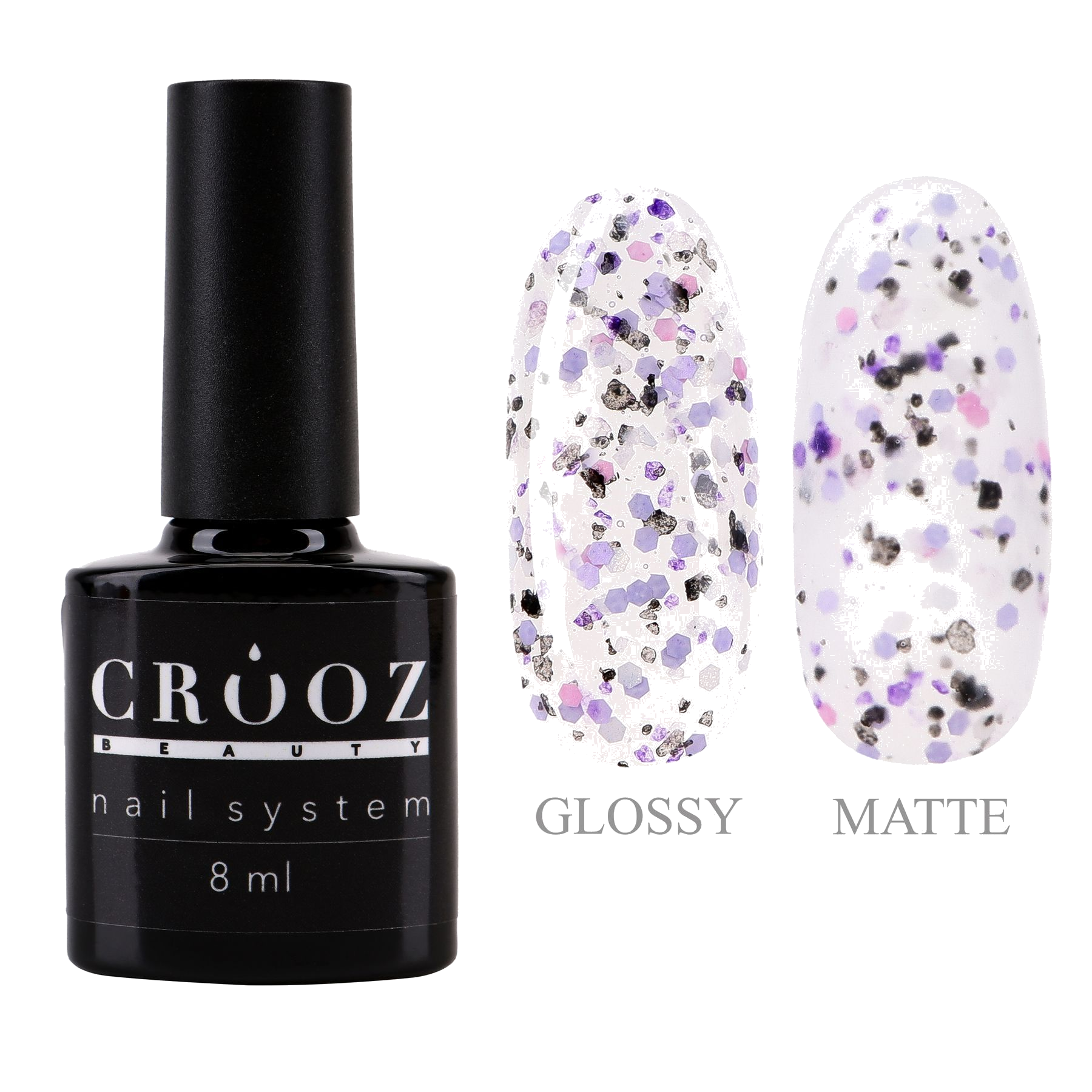 Crooz Закріплювач для гель-лаку Top Dots 8