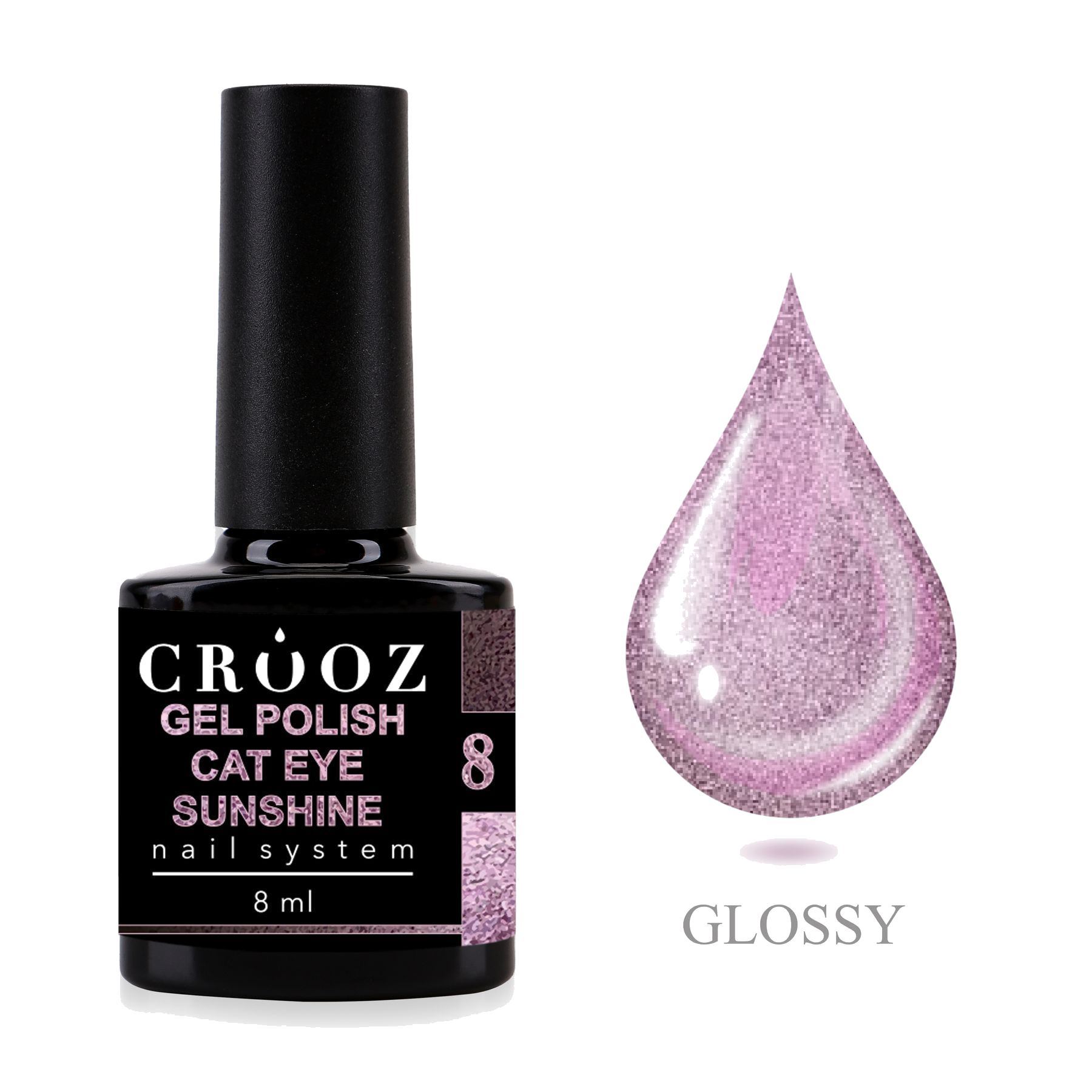 Crooz Cat Sunshine №8 – roosa geellakk kassisime efektiga