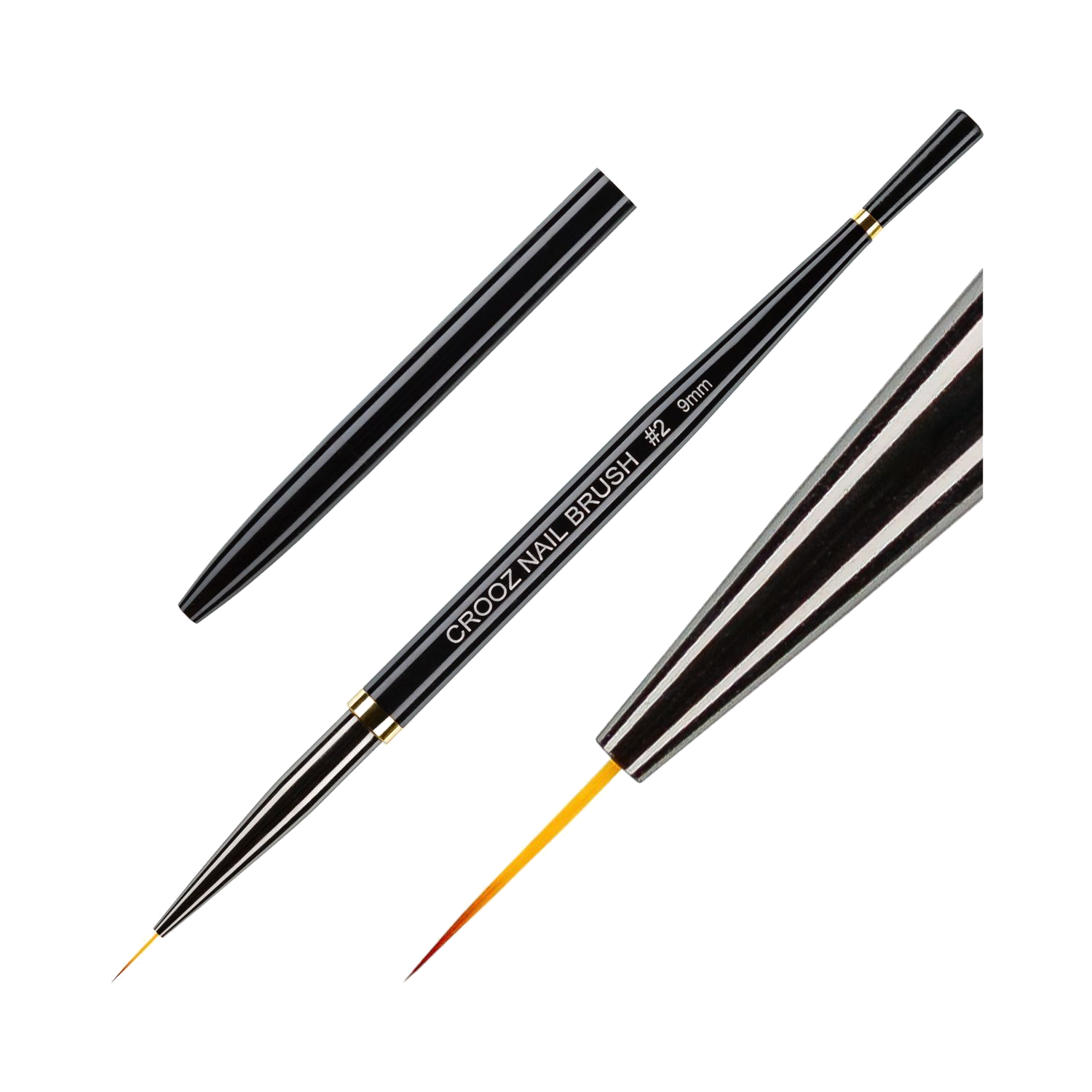 CROOZ Brush №2 — universaalne pintsel peenete joonte ja küünedisaini jaoks