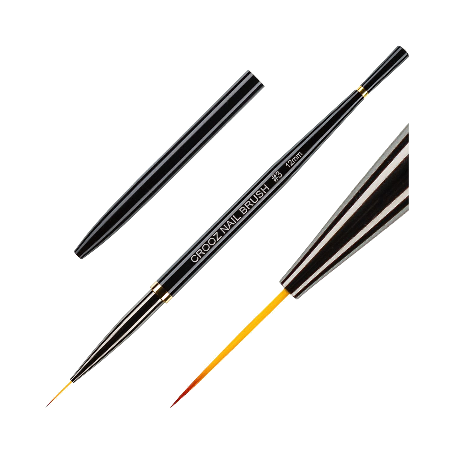 CROOZ Brush №3 — brush for thin lines and nail art compositions