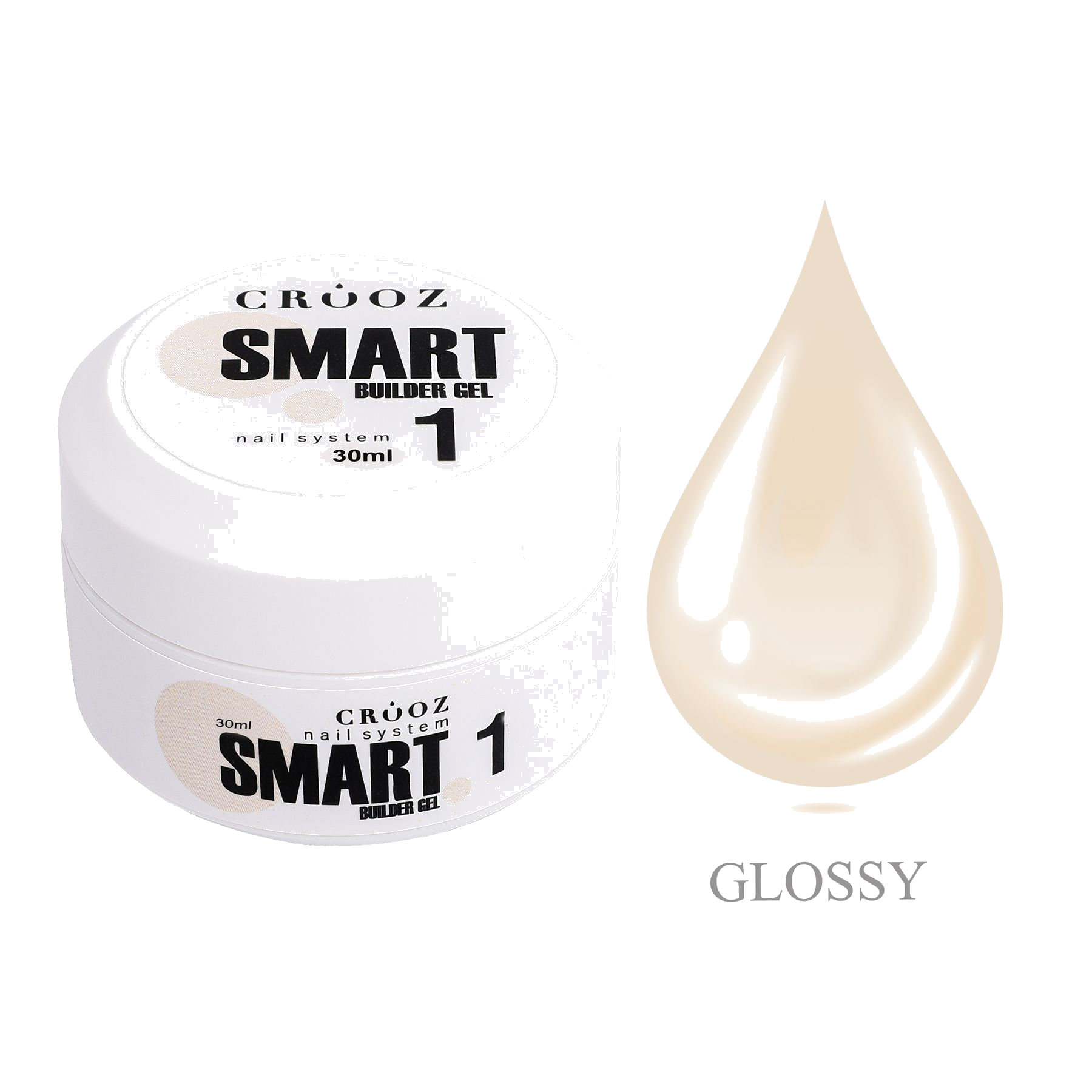 Crooz Smart Builder Gel №02 – гель для нарощування та укріплення нігтів