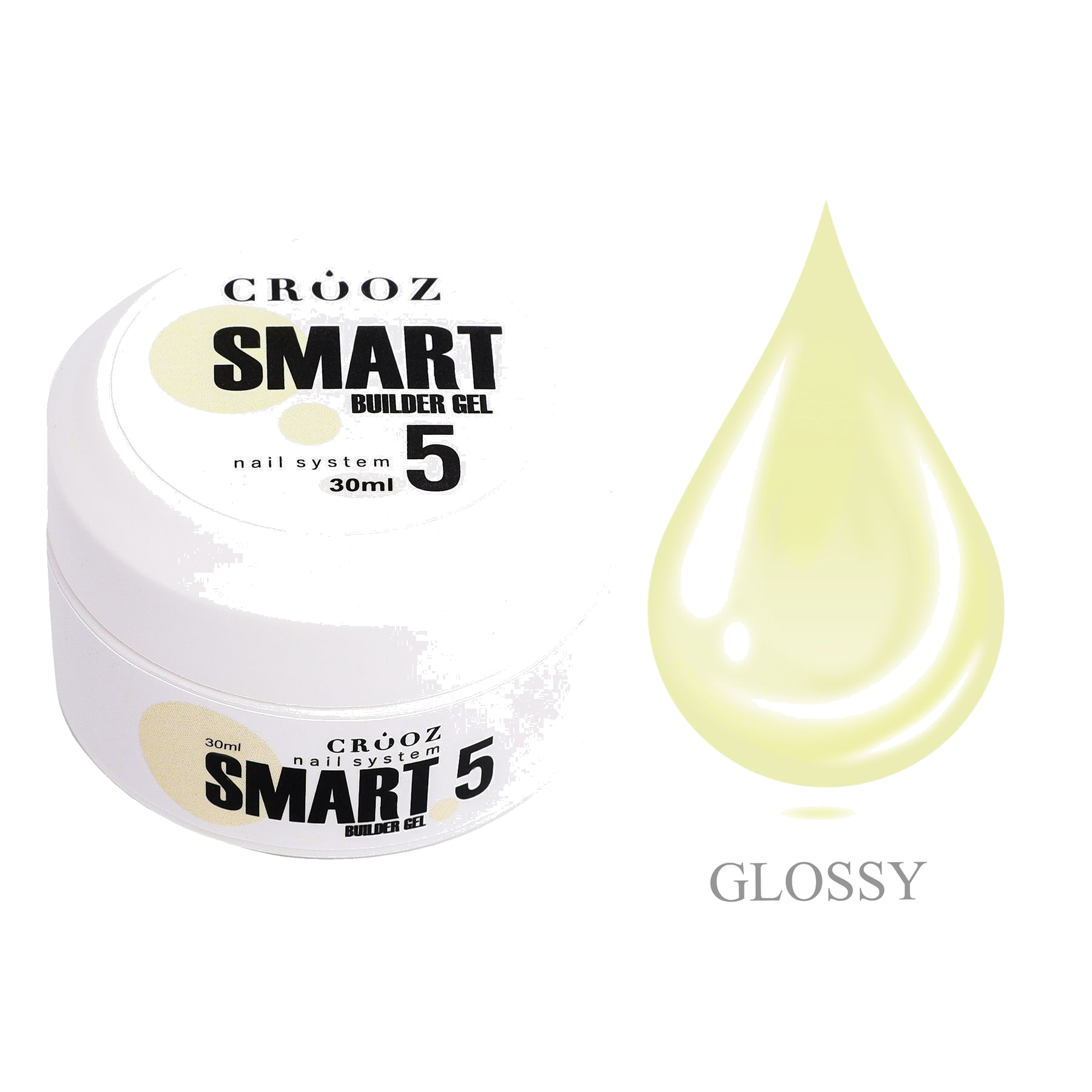 Crooz Smart Builder Gel №05 – geel küünte pikendamiseks ja tugevdamiseks