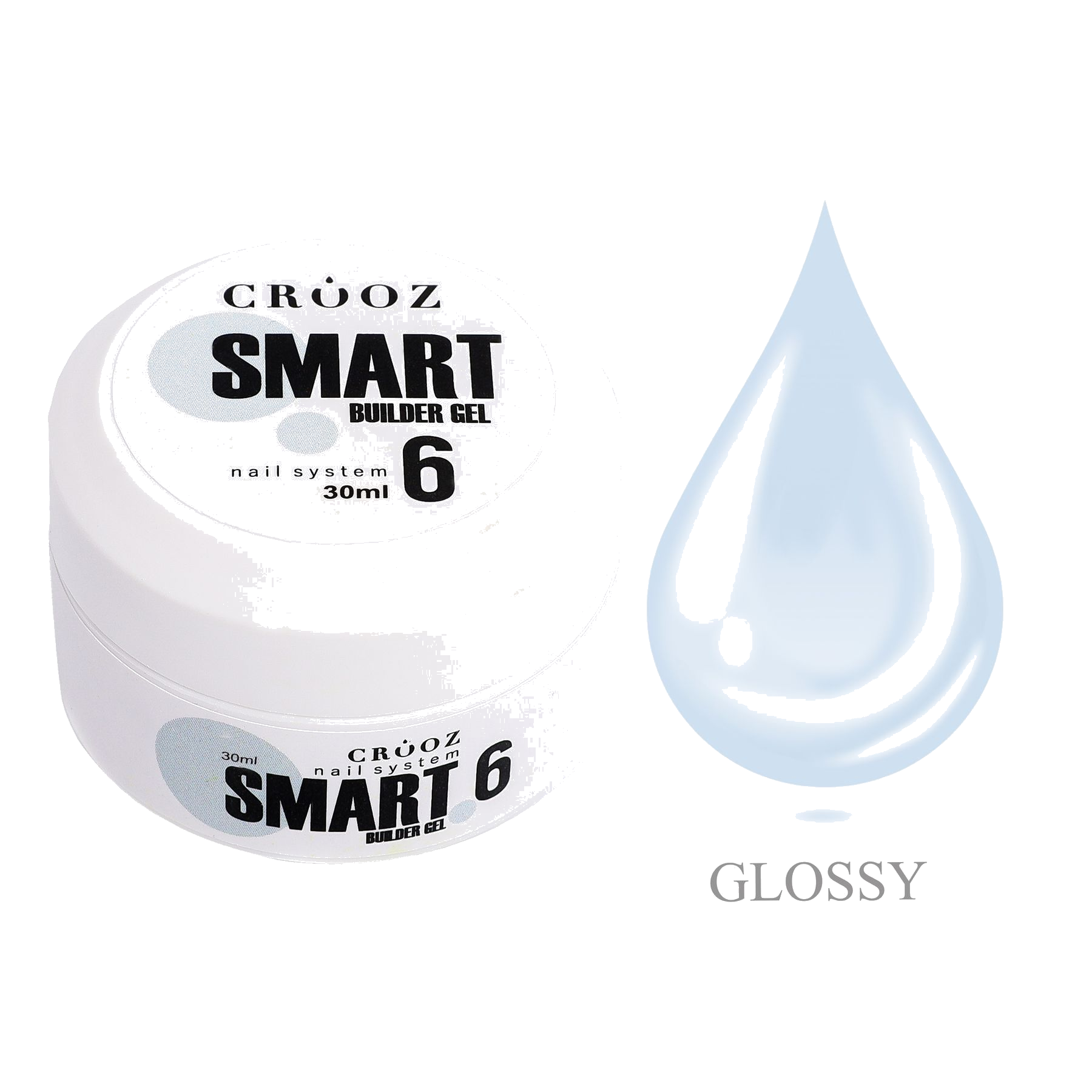 Crooz Smart Builder Gel №06 – geel küünte pikendamiseks ja tugevdamiseks