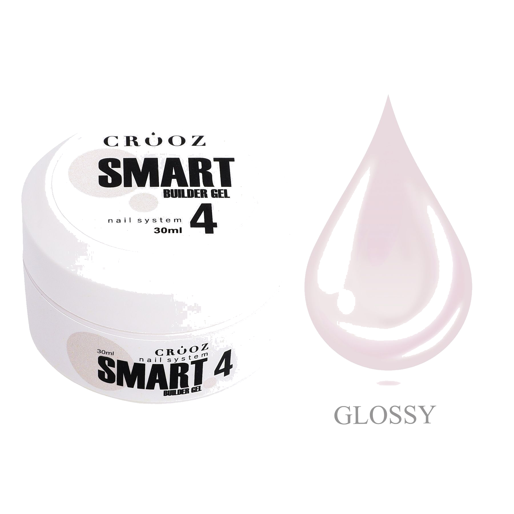 Crooz Smart Builder Gel №04 – geel küünte pikendamiseks ja tugevdamiseks