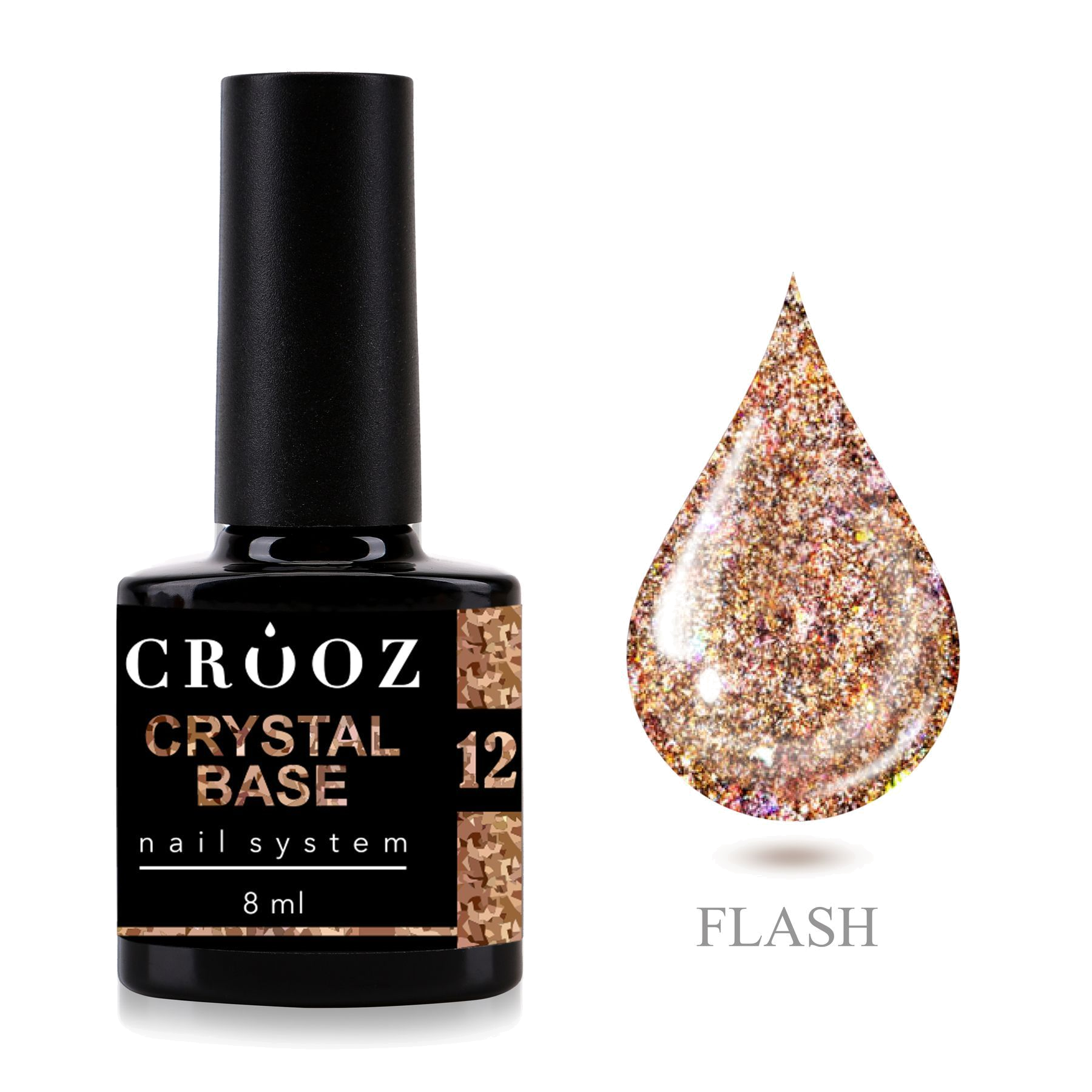 Helkiv baas Crooz Crystal Base №12 — золотая läikega