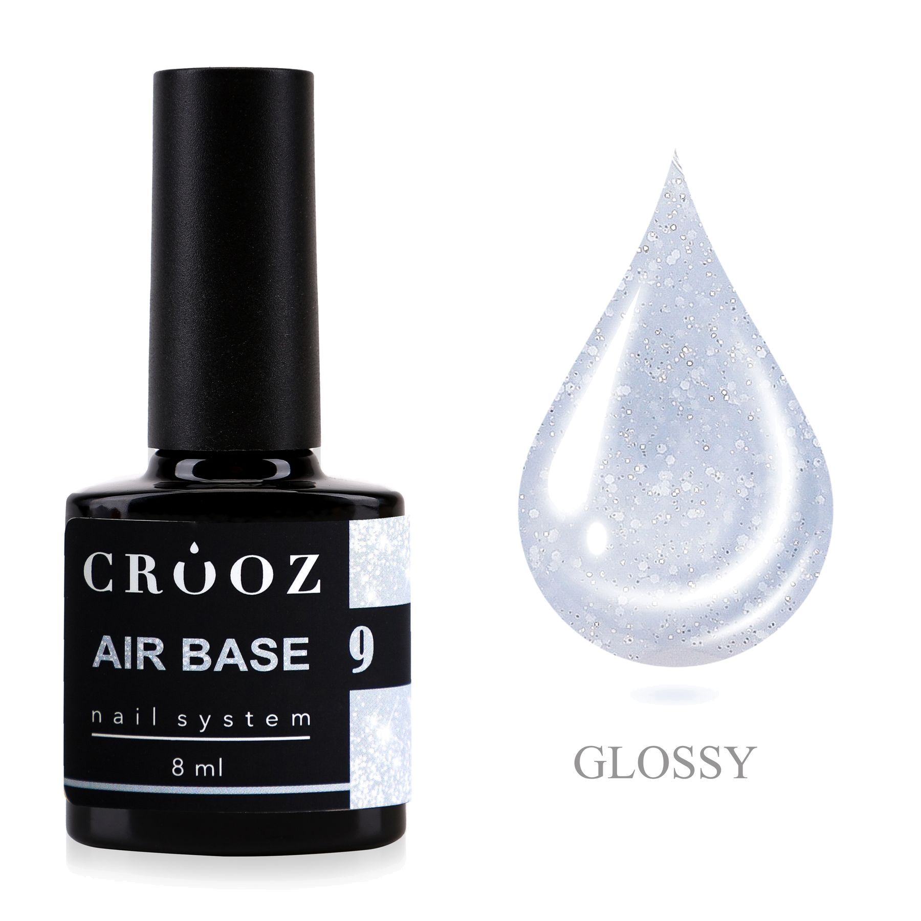 Crooz Air Base 9 – молочно-белая база с голубым оттенком и эффектом инея