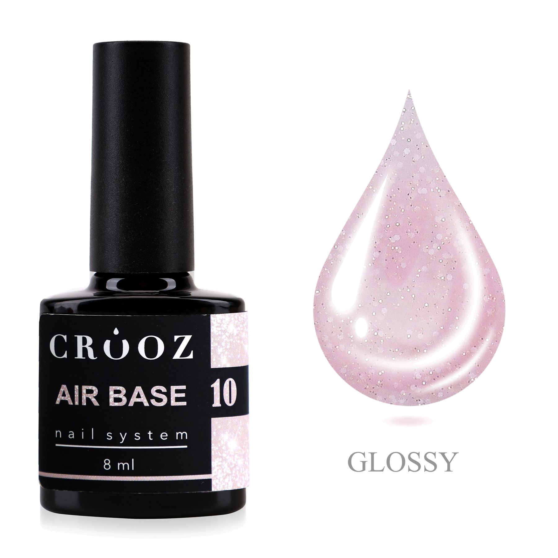 Купить камуфлирующую розовую базу с блеском Crooz Air Base №10 — цена