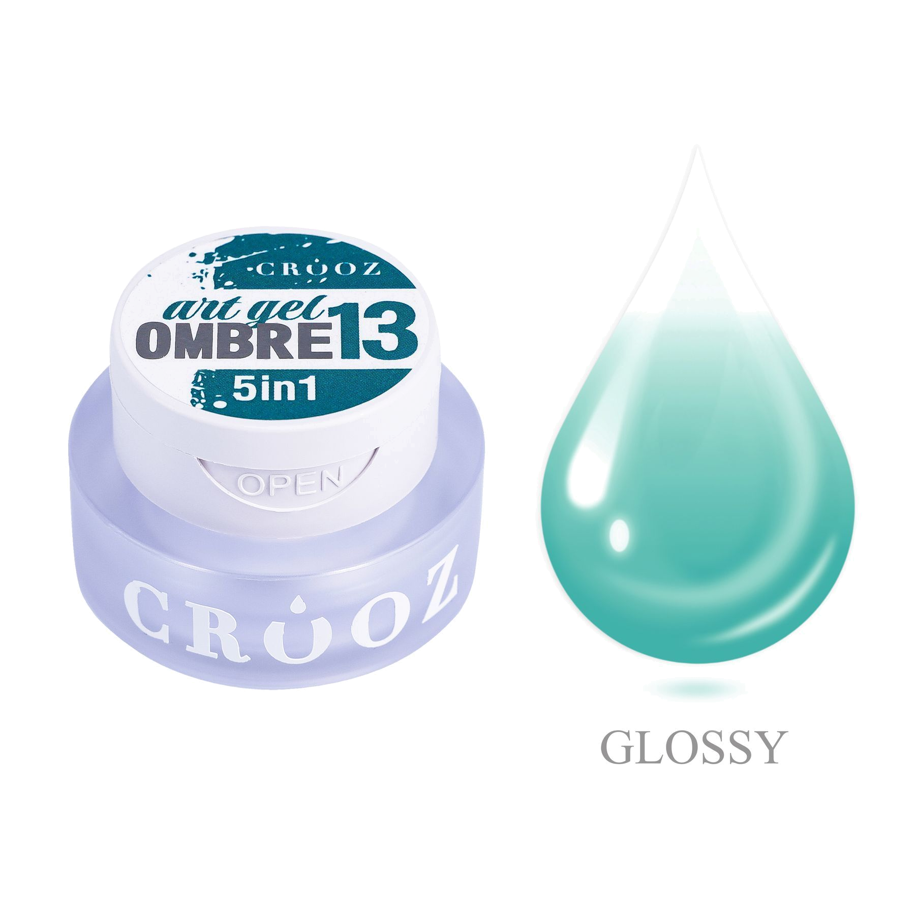 Crooz Art Gel Ombre №13 – geelvärv 5 в 1 для омбре и градиентов, 3 мл