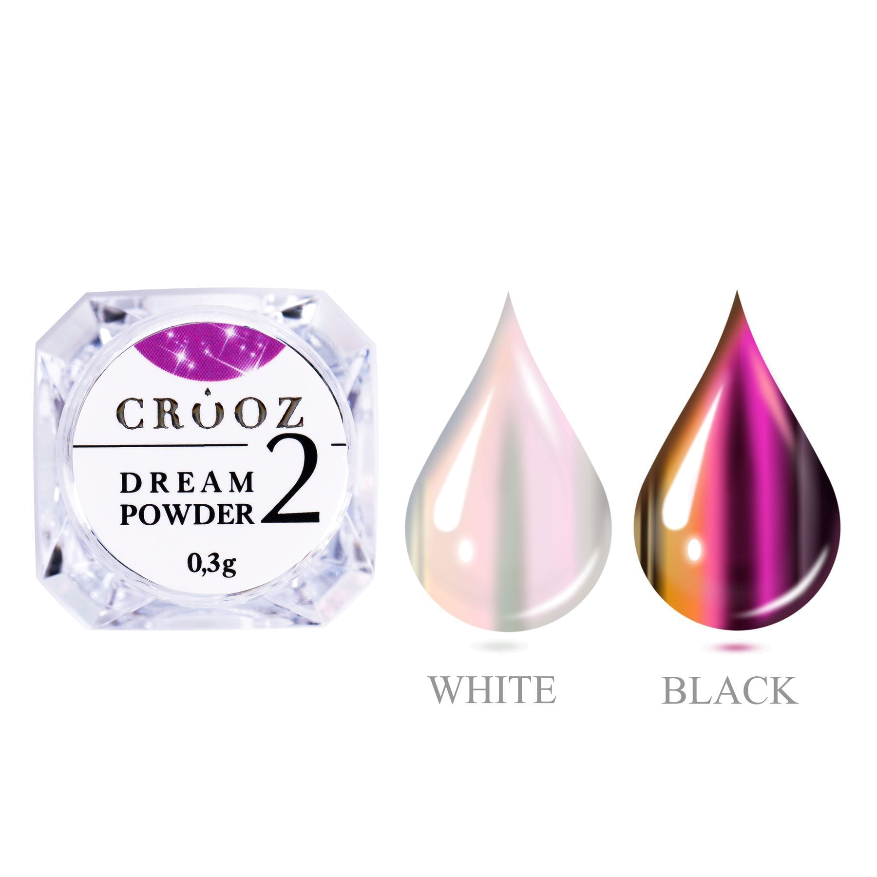 Втирка Dream Powder №2 Aurora Flame 0,3 г — хамелеон с вогняною аурою