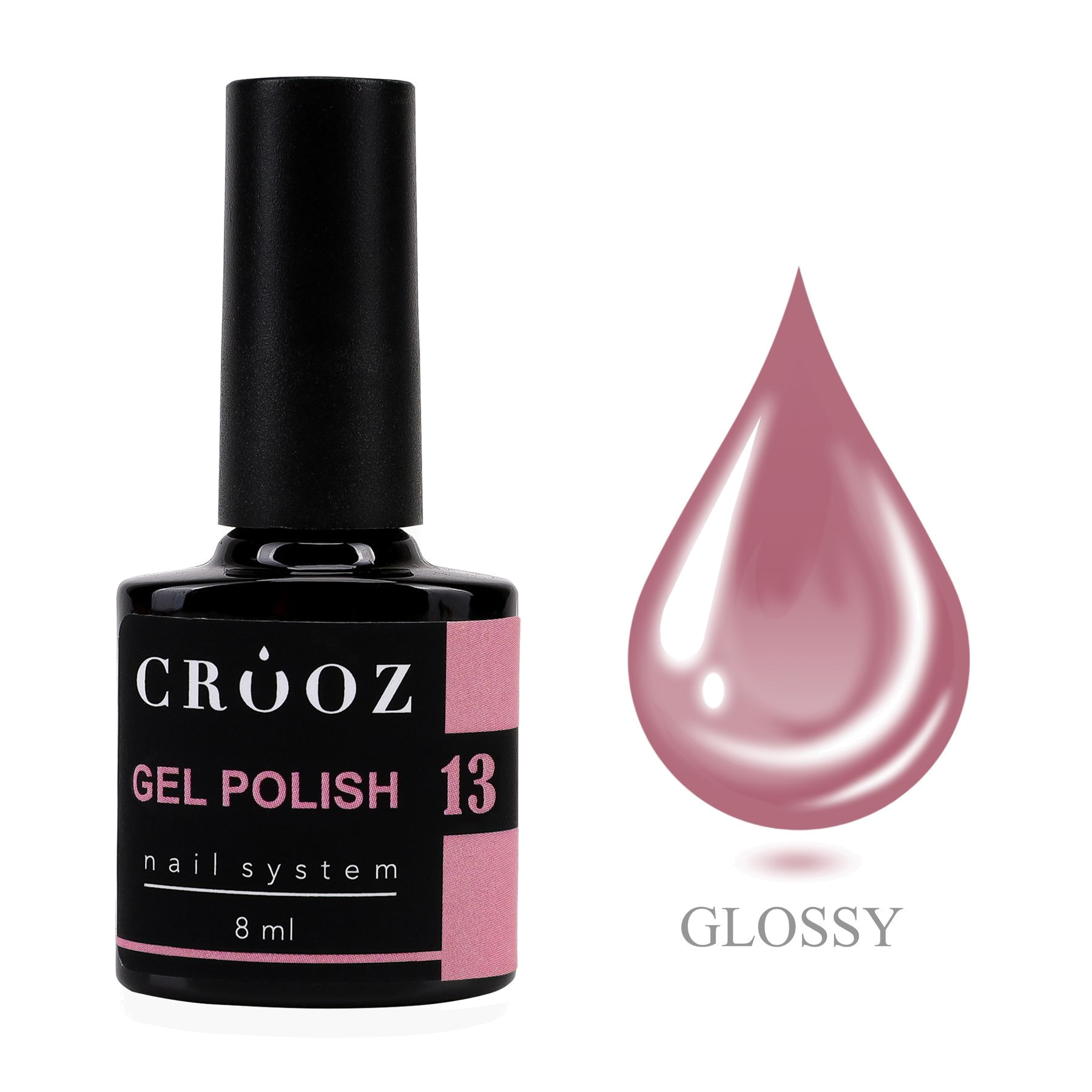 CROOZ GEL POLISH №13 — сдержанный универсальный гель-лак