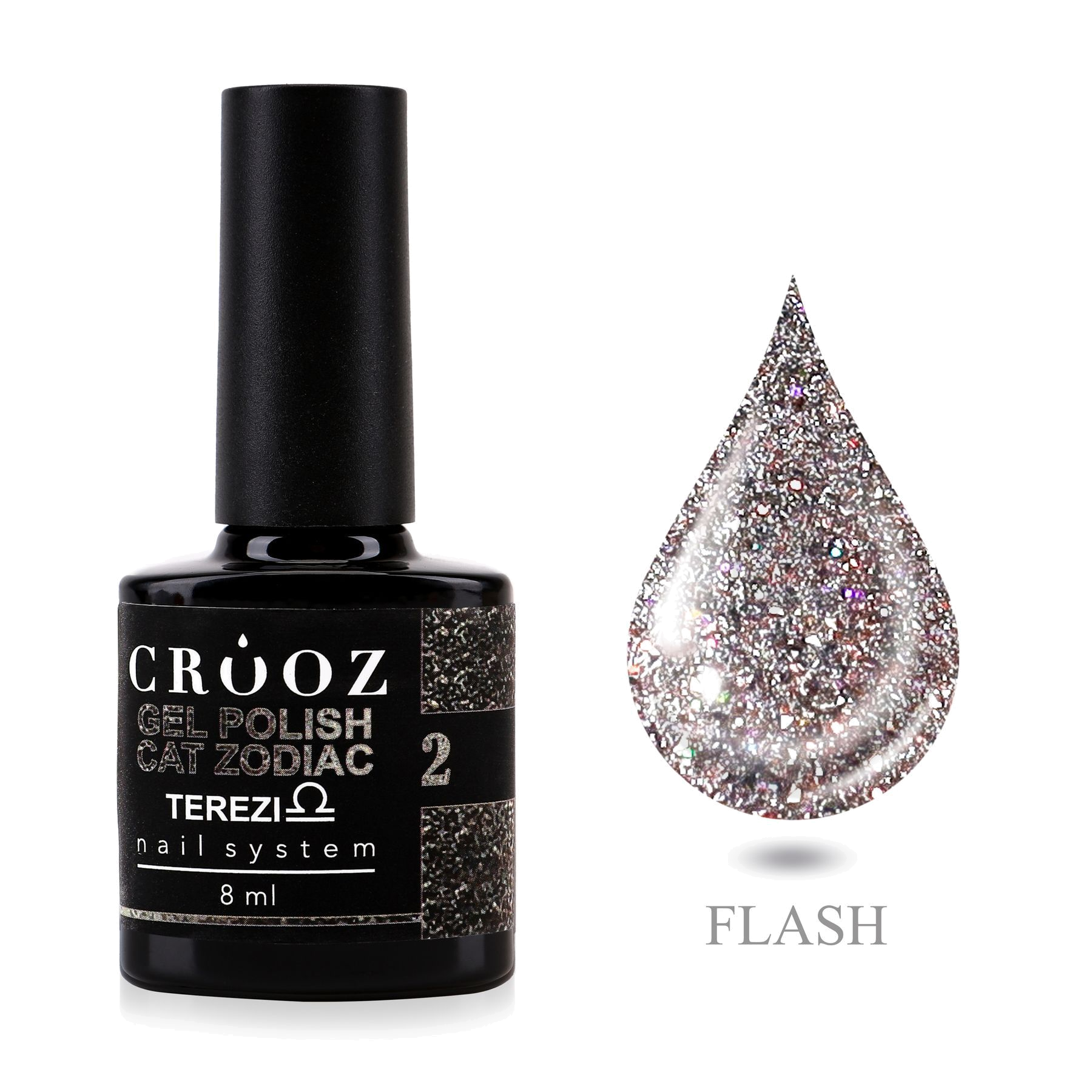 Crooz Geellakk Cat Zodiac 2 Terezi – серебристый geellakk «kassisilm» для Весов