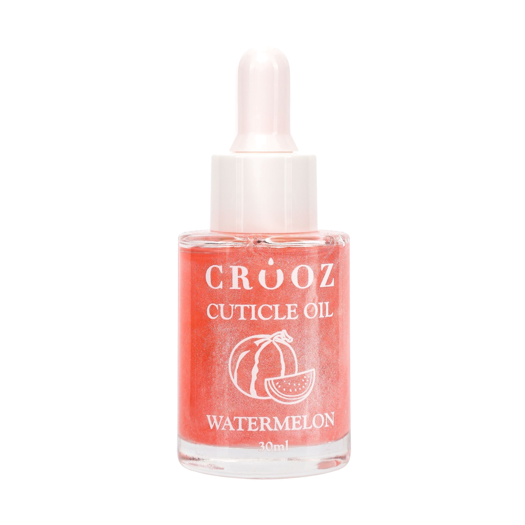 Crooz Watermelon — сухое масло для кутикулы и ногтей с шиммером, интенсивное увлажнение