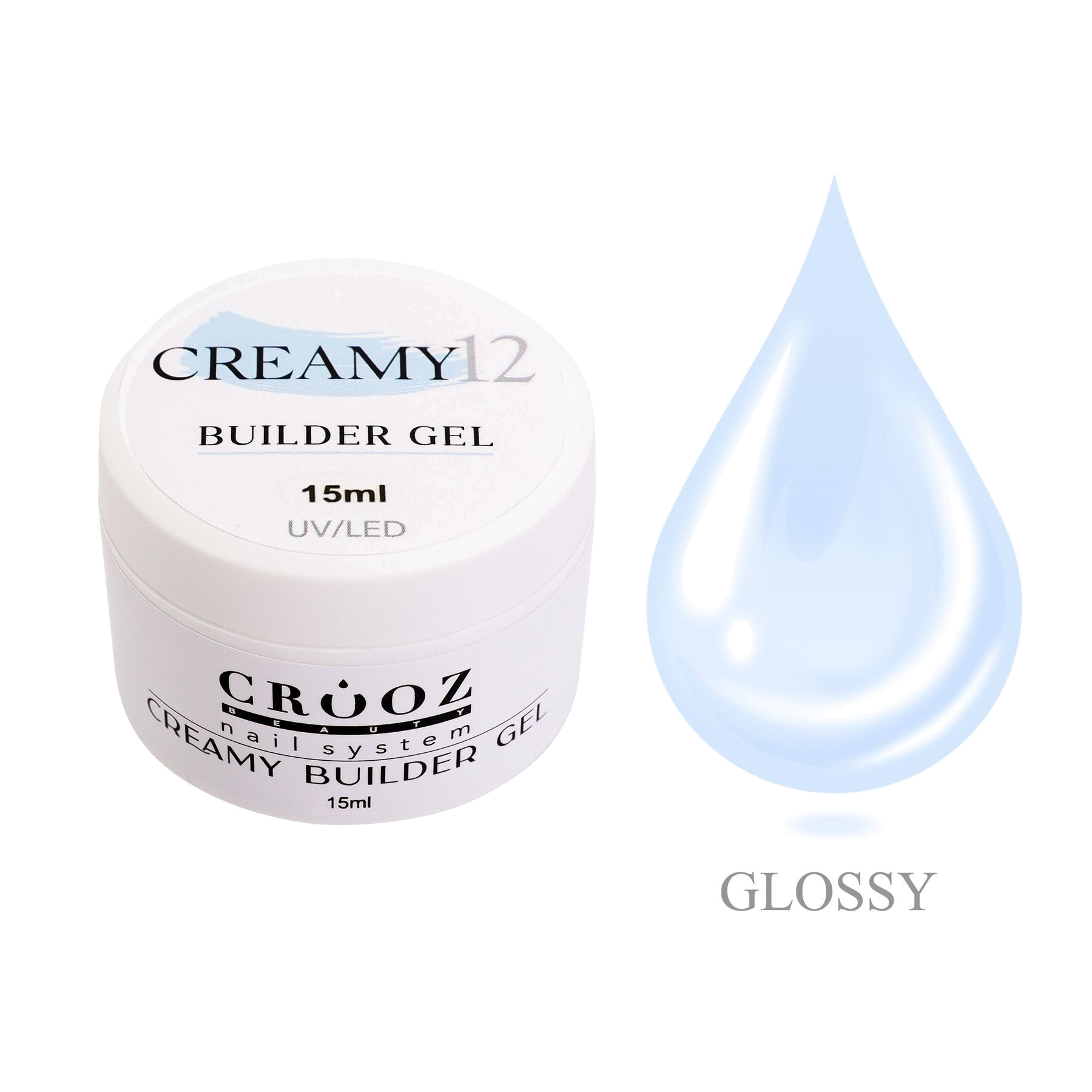 Crooz Гель pikendamiseks Creamy Builder gel 12 osta hinnaga 219 UAH UAH — professionaalsed materjalid в CROOZ