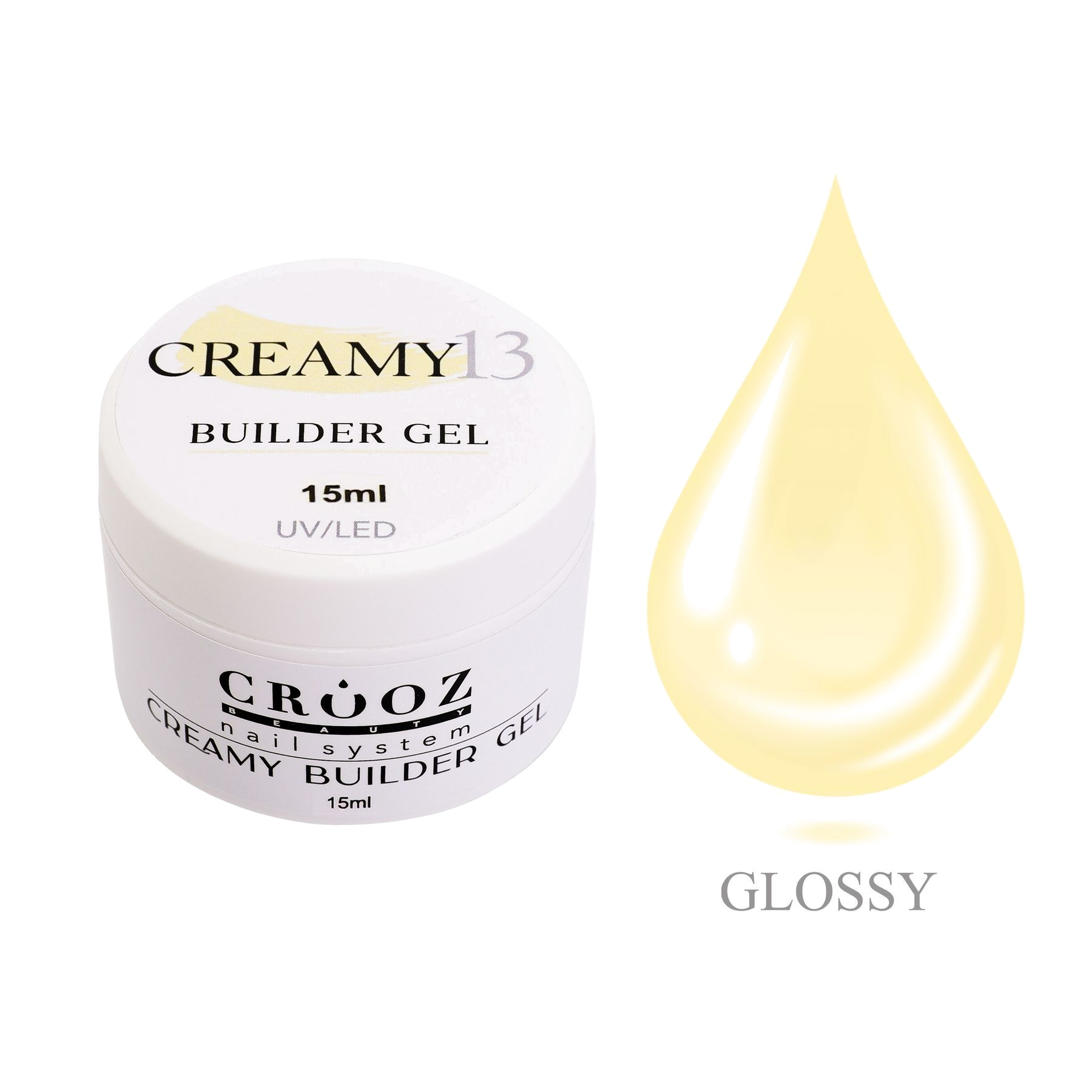 Купить гель для наращивания Crooz Creamy Builder Gel №13 (15 мл) — цена