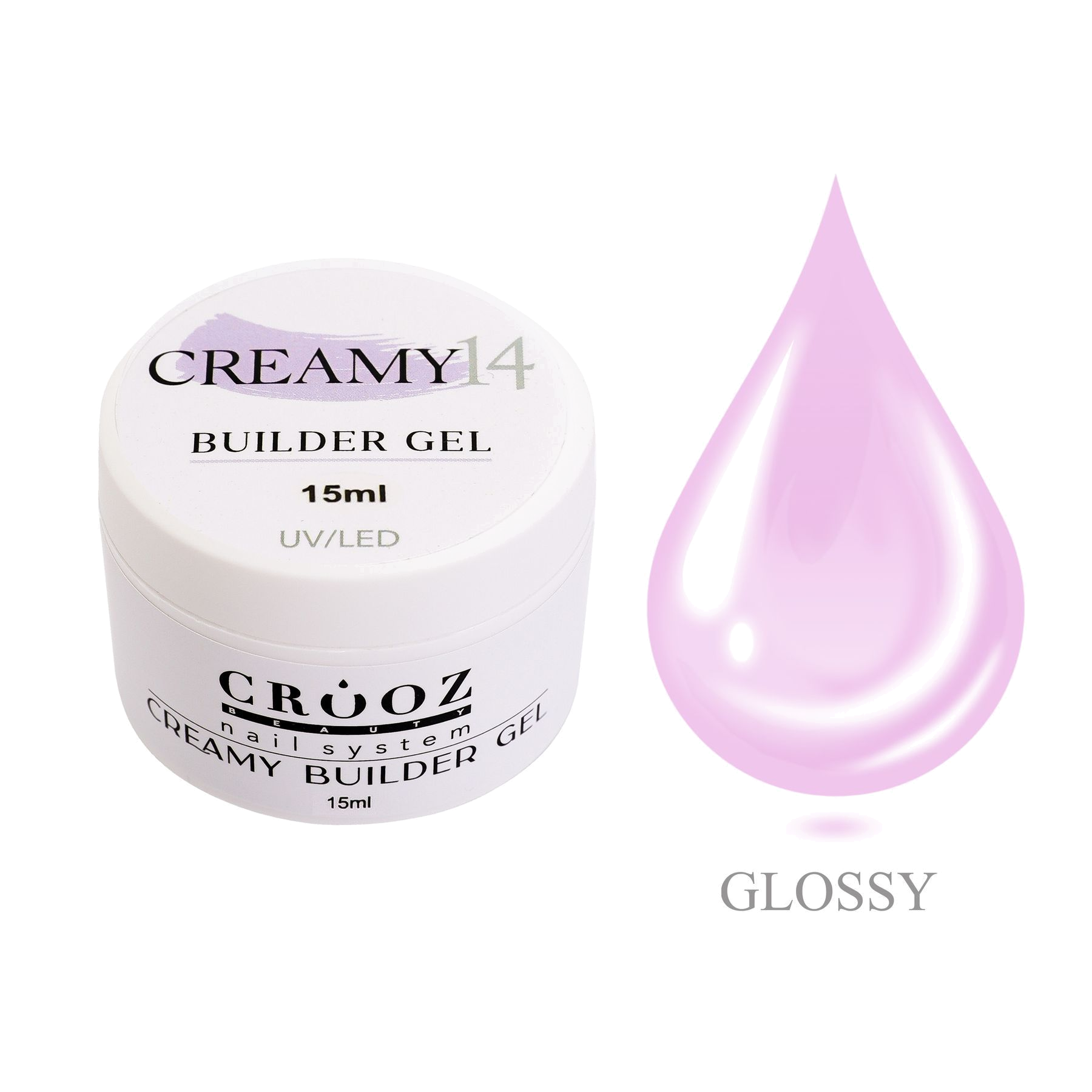 Crooz Гель pikendamiseks Creamy Builder gel 14 osta hinnaga 219 UAH UAH — professionaalsed materjalid в CROOZ