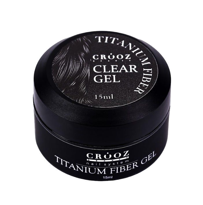 Crooz Titanium Fiber Gel – гель для ремонту и укрепления ногтей с волокнами