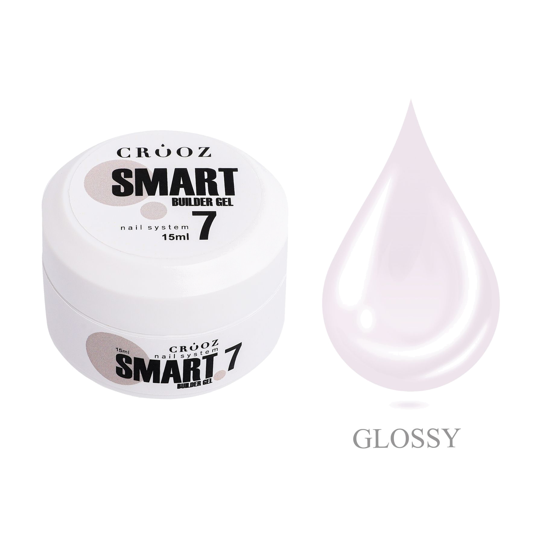 Osta SMART BUILDER GEL №7 розовый гель küüntele CROOZ