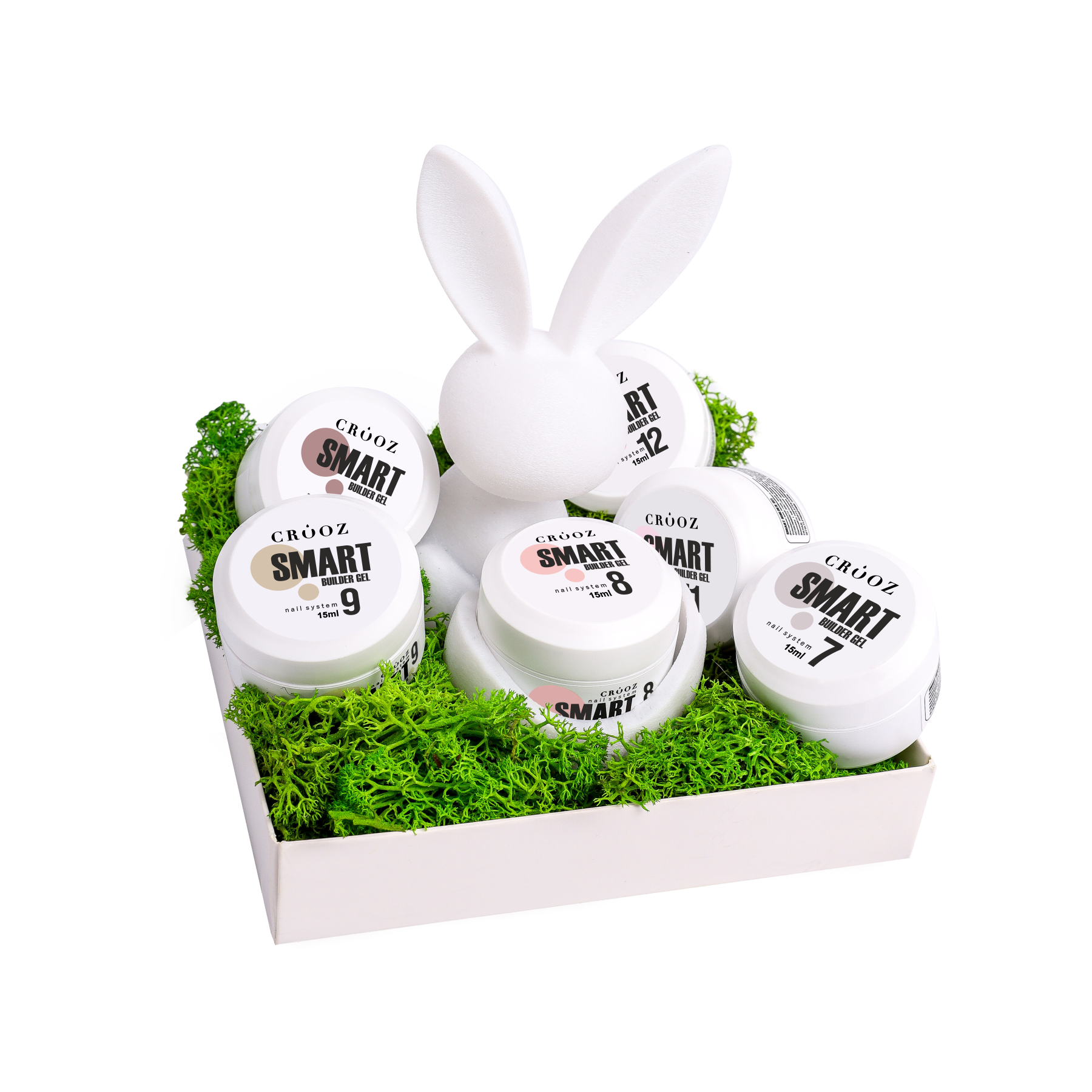 Набор Crooz Гелей для наращивания Smart Builder gel15мл №07-12 (6шт) купить за 1 314 UAH грн — профессиональные материалы в CROOZ