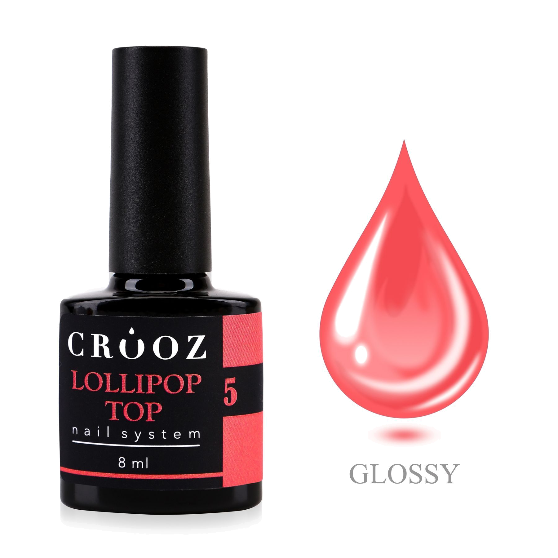 CROOZ Top Lollipop 5 — витражный розовый топ без липкого слоя