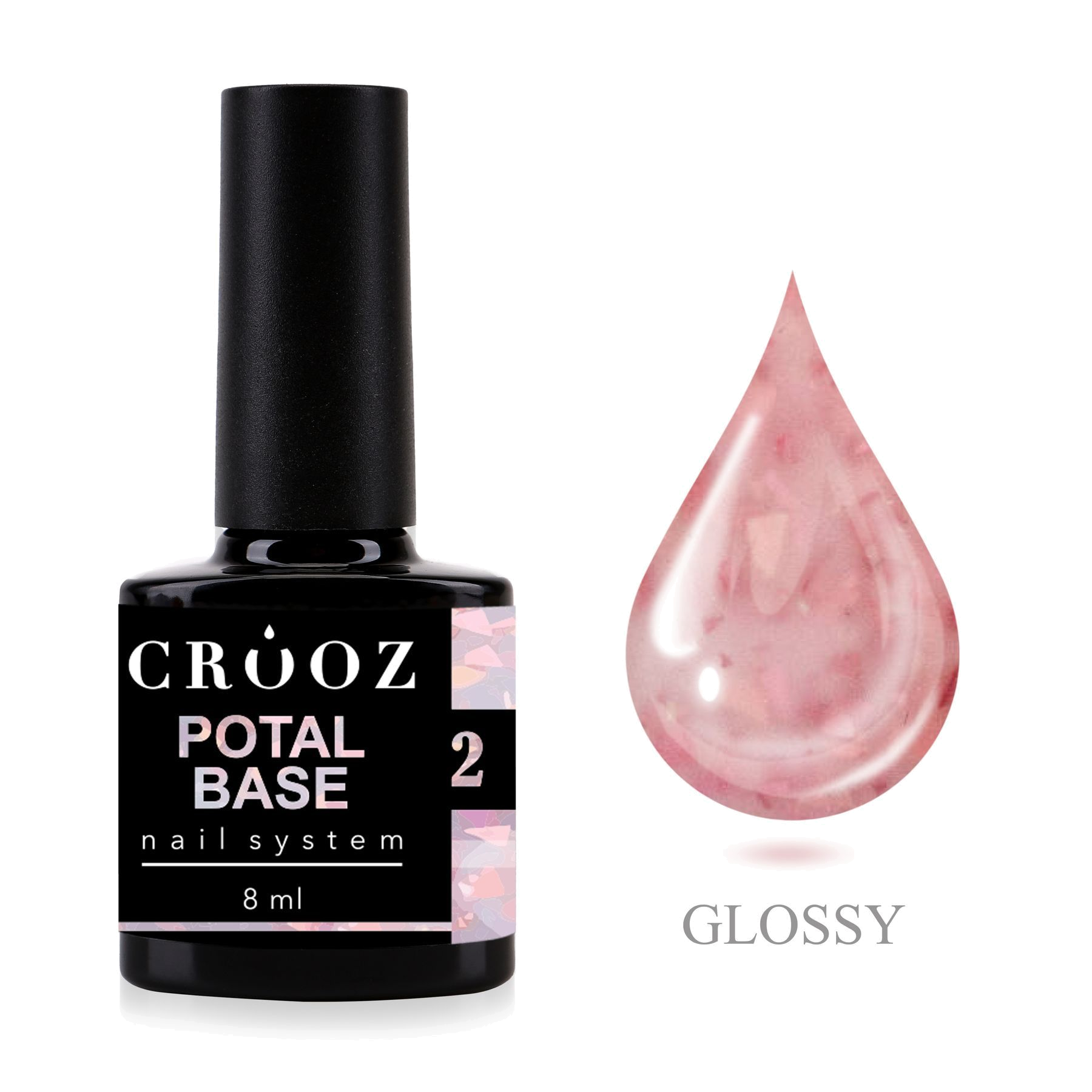 Crooz Potal Base №2 — нежно-розовая baas с поталью