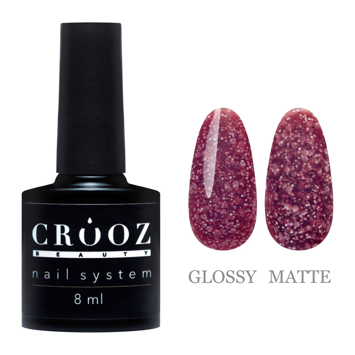 Темно-красный гель-лак Crooz Rafinad 3 — соблазнительный и стойкий маникюр