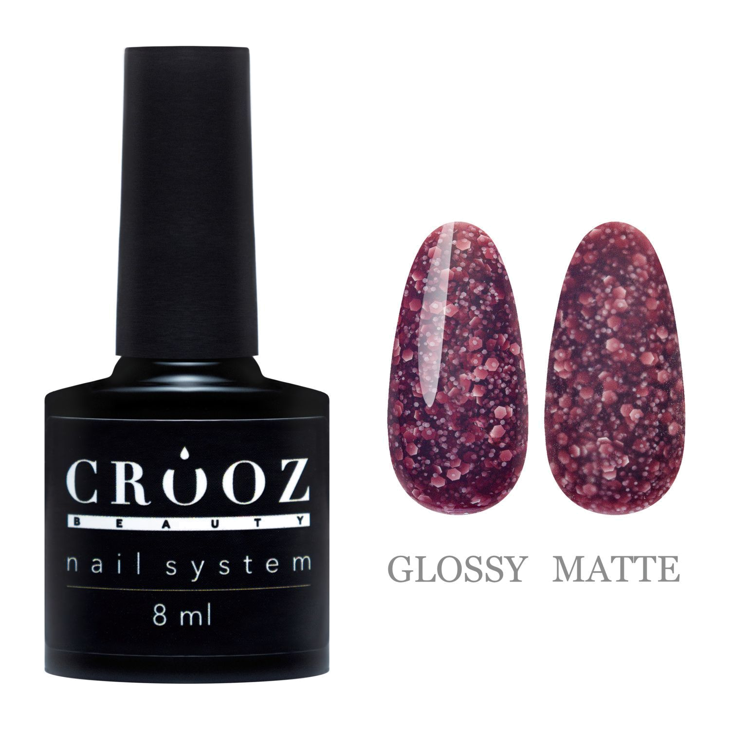 Crooz Rafinad 5 — виноградный бордо geellakk для драматичного маникюра