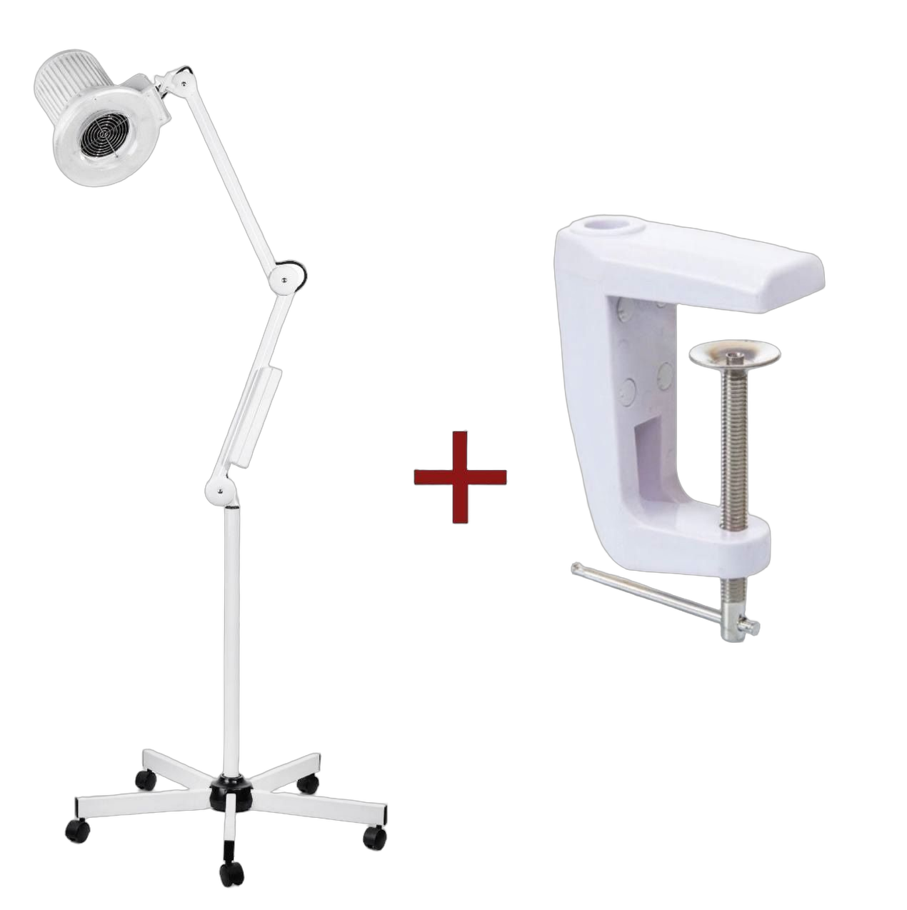 Pedikyyri pölynkerääjä liikkuva teline + puristin Dustwell Air Dust