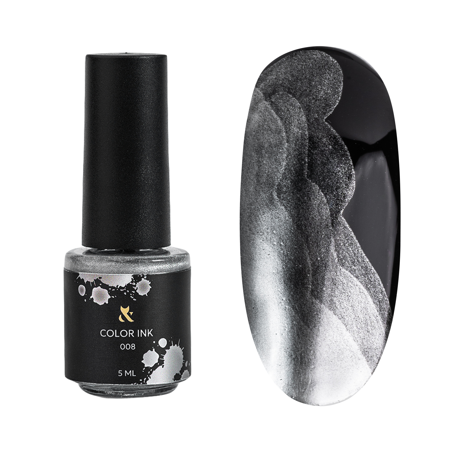 F.O.X Color Ink 008 Silver — disainitint, 5 ml
