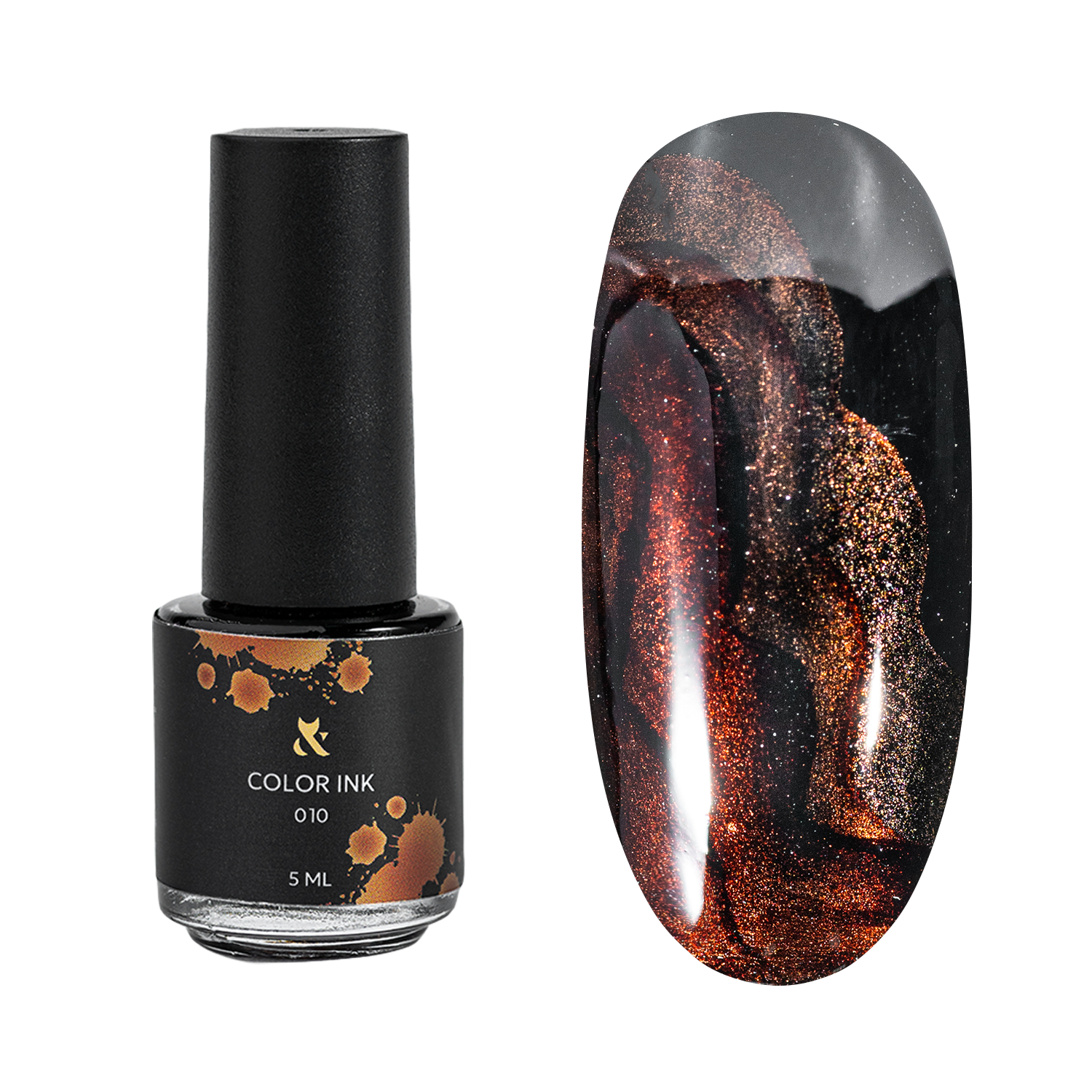 F.O.X Color Ink 010 Bronze — disainitint, 5 ml