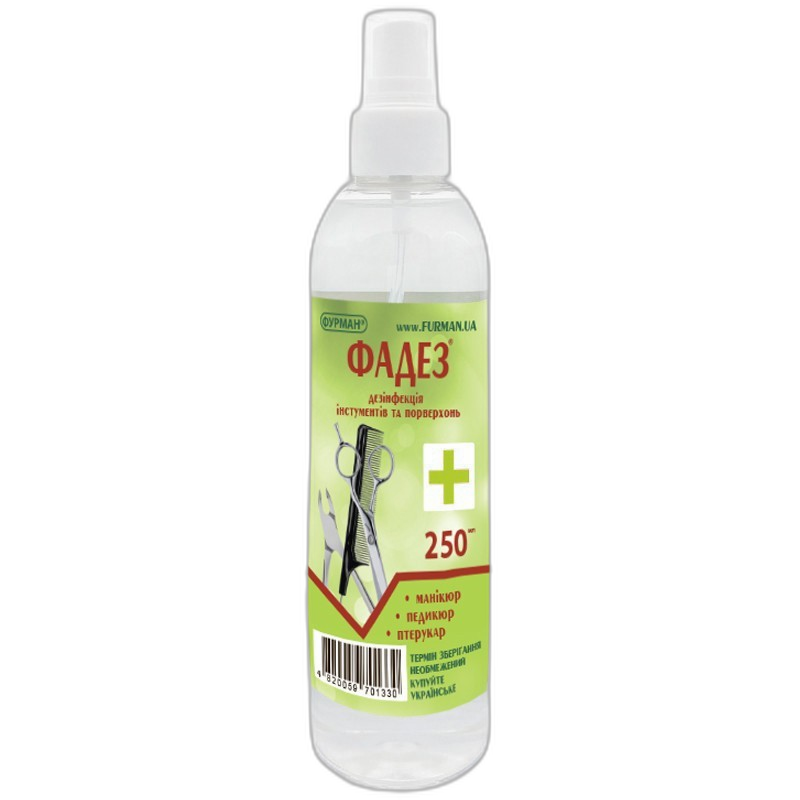 Tööriistade desinfitseerimine FADEZ pihustiga 250 ml