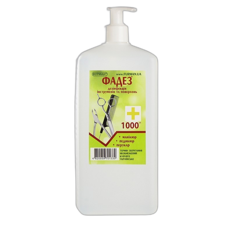 Tööriistade desinfitseerimine FADEZ 1000ml koos dosaatoriga