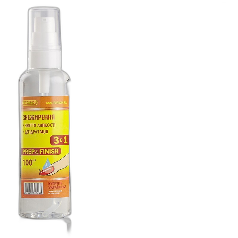 Rasvaärastus ja kleepuvuse eemaldamine PREP&FINISH GEEL-KREEMIDOOTORIGA 100 ml