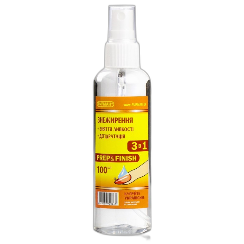 Rasvaärastus ja kleepuvuse eemaldamine PREP&FINISH 100ml