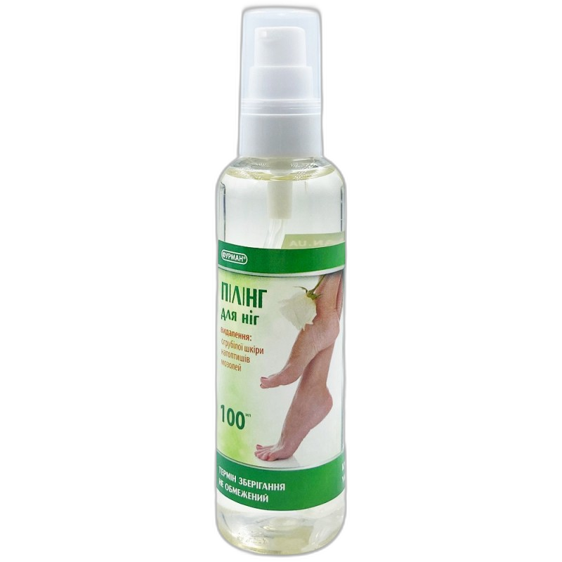 With dispenser Peeling for feet 100 ml Thick as jelly