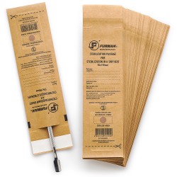 Kraft kott tõukurile 5x19 cm kleepriba ja indikaatoriga. 100 tükki